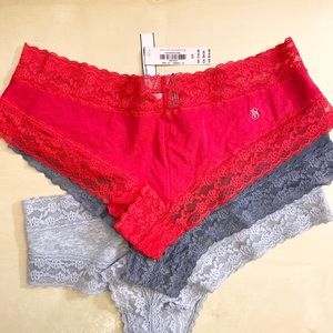 NEW WITH TAGS LOT OF 8 VICTORIAS SECRET PANTIES
